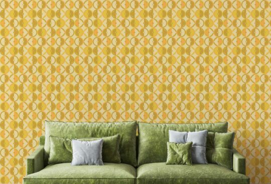 Retro Radiance Cube non-pasted wallpaper by Fancy Walls