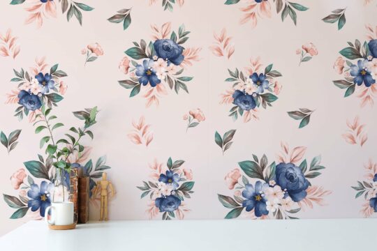 pink dining room peel and stick removable wallpaper