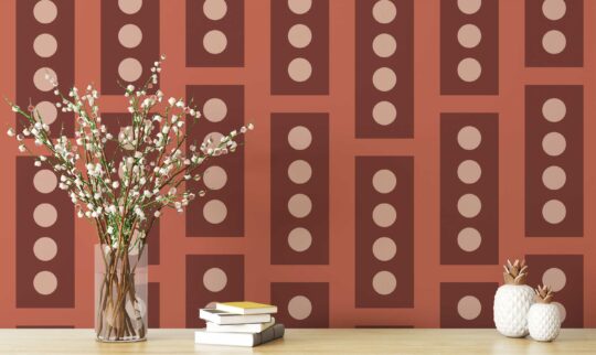 Terracotta Rugged Finish wallpaper for walls by Fancy Walls