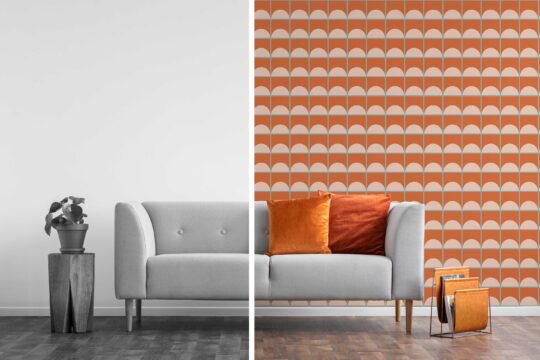 Terracotta Mosaic unpasted pattern by Fancy Walls
