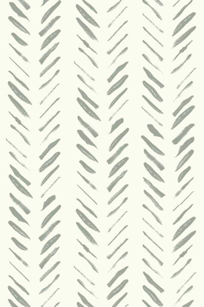 Pattern repeat of Sage Harmony removable wallpaper design