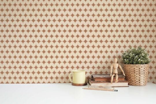 brown and beige bedroom peel and stick removable wallpaper