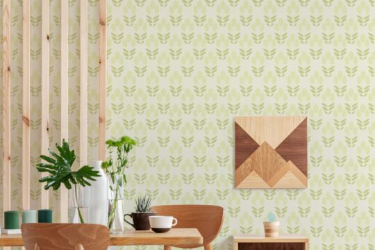 green hallway/entryway peel and stick removable wallpaper