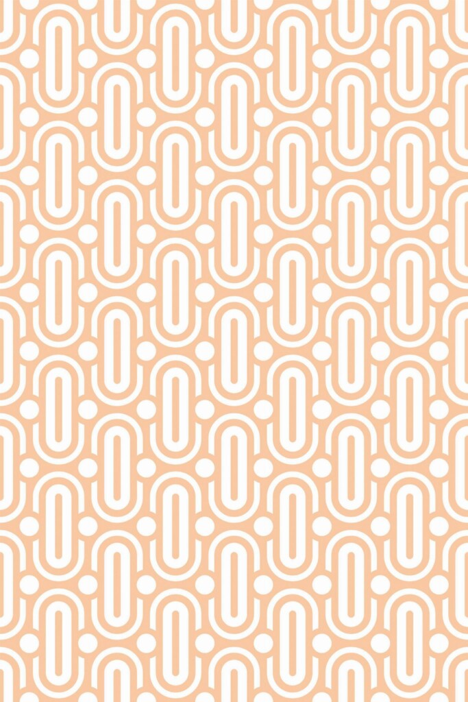 Pattern repeat of Seamless Art Deco pattern removable wallpaper design