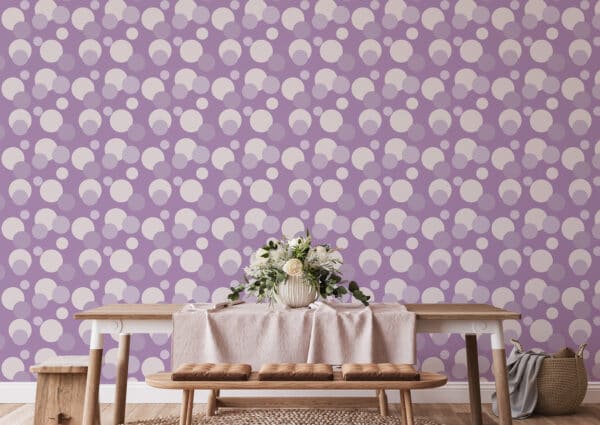 purple laundry room peel and stick removable wallpaper
