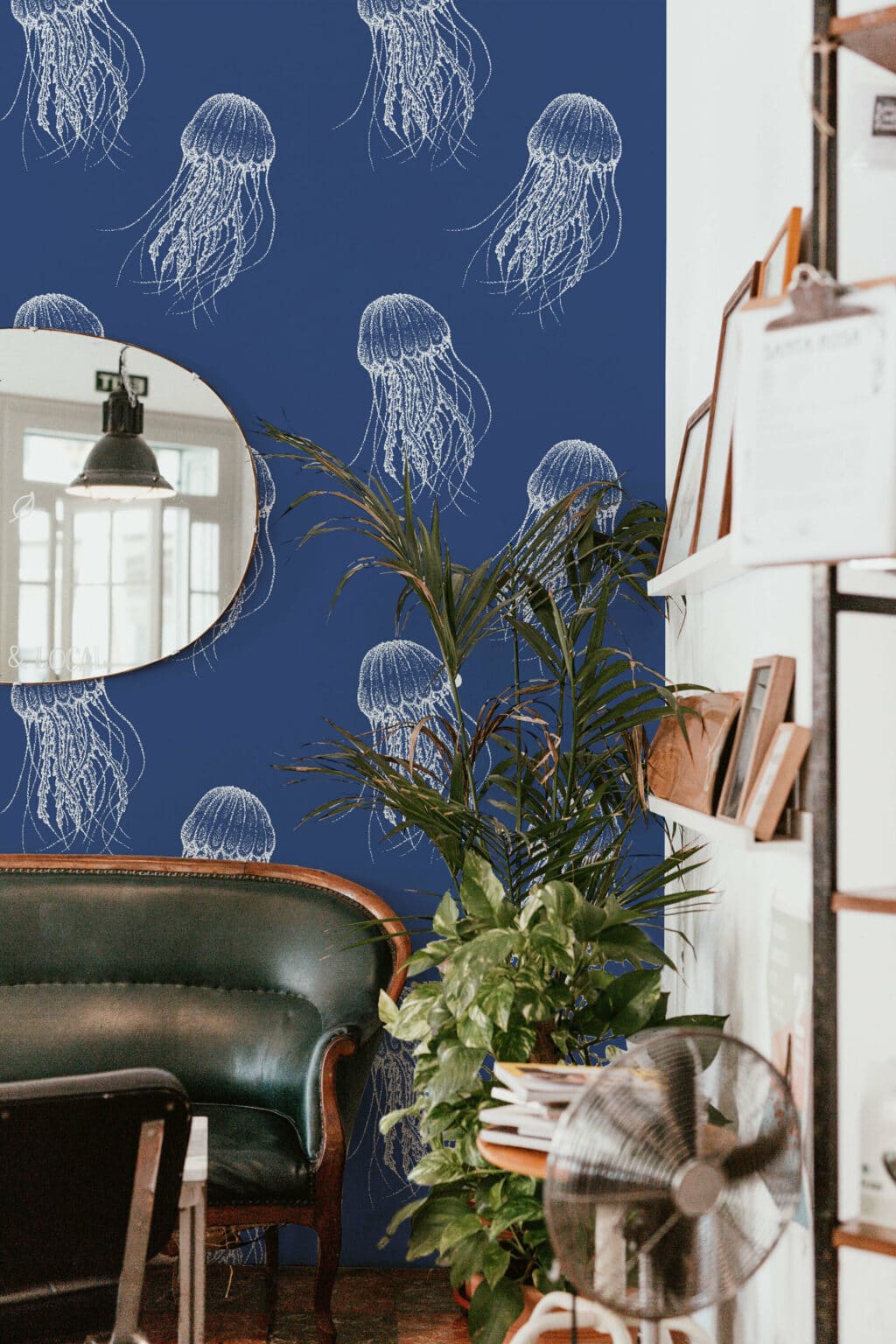 Jellyfish wallpaper - Peel and Stick or Non-Pasted