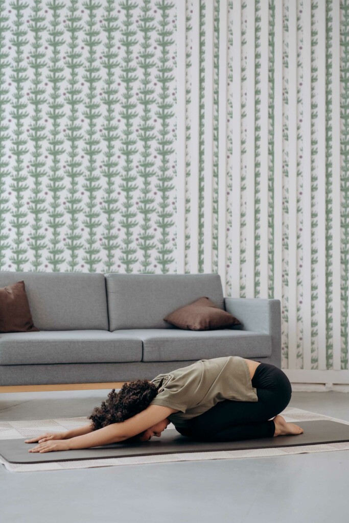 Unpasted Wallpaper Cactus Calm - Fancy Walls