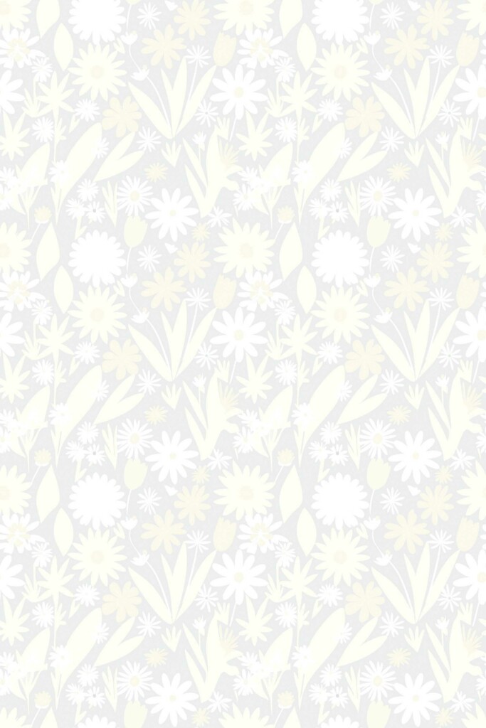Whispering Floral Elegance removable wallpaper, Fancy Walls Collection