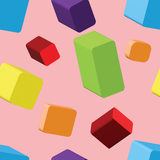 colorful pink dimensional unpasted wallpaper