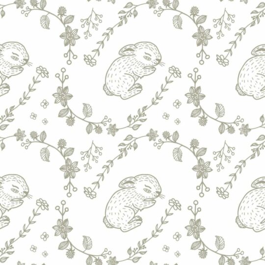 Bunny removable wallpaper