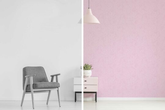 Soft Pink Peonies peel and stick wallpaper from Fancy Walls