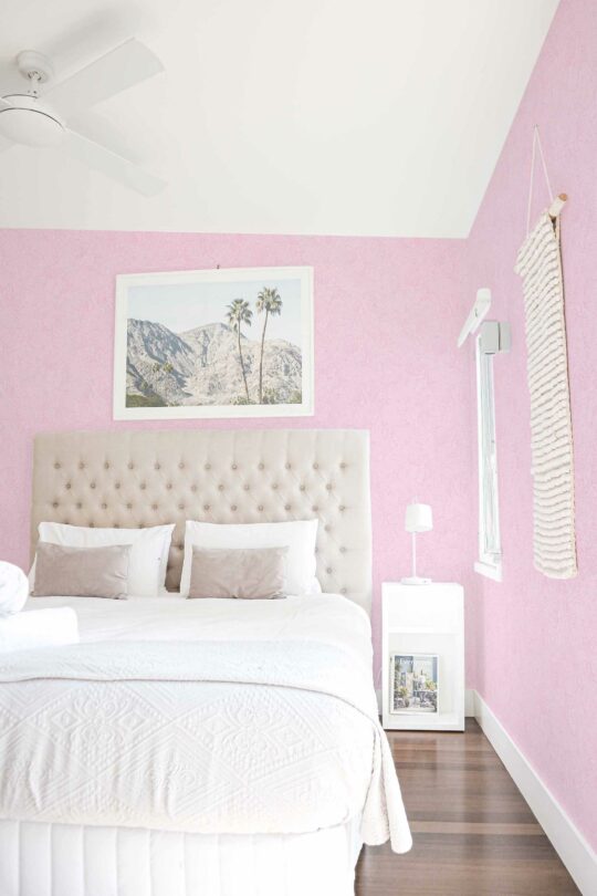 Traditional wallpaper in Pink Peonies design by Fancy Walls