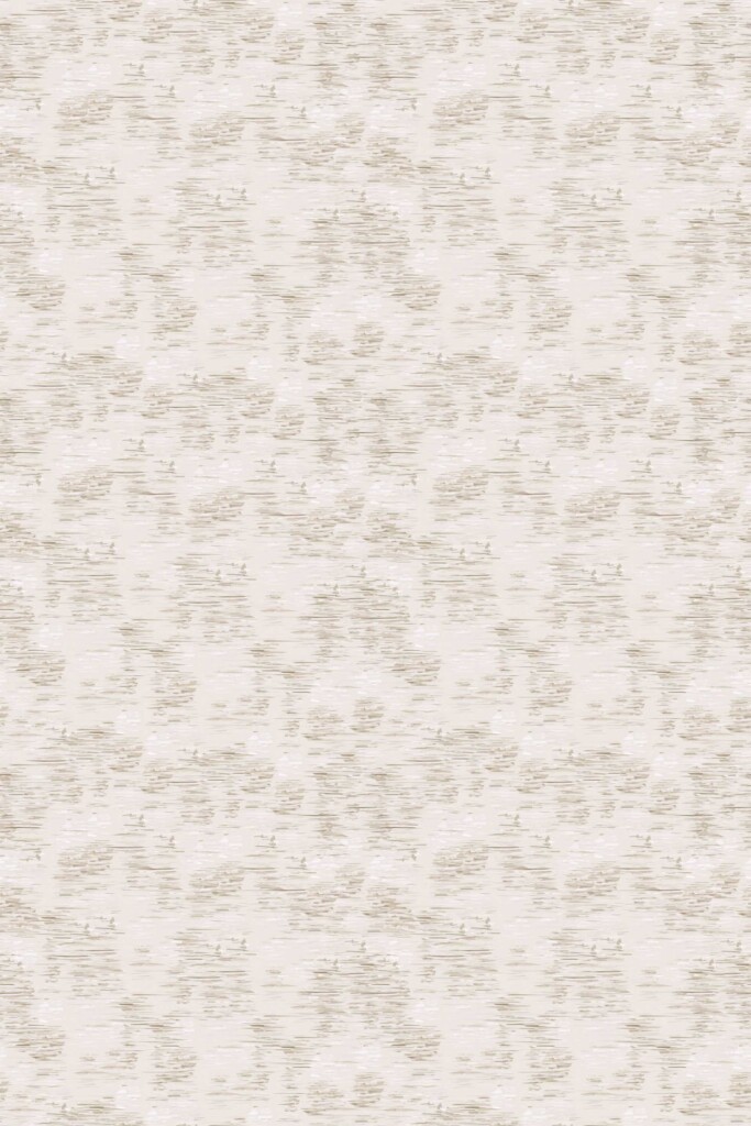 Close-up of Aesthetic Spa Brushstrokes wallpaper featuring soft gray brushstroke patterns on a neutral beige background. The abstract texture adds depth and subtle movement, ideal for spa-inspired interiors or modern minimalist spaces that prioritize calm and clarity.