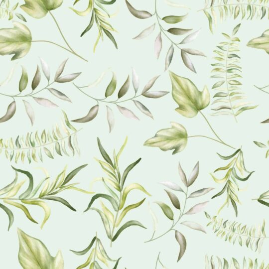 spring leaf non-pasted wallpaper