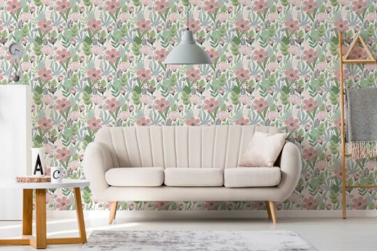 powder room self-adhesive wallpaper