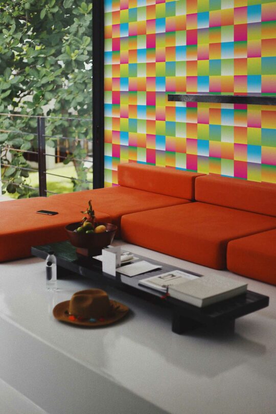 colorful living room peel and stick removable wallpaper