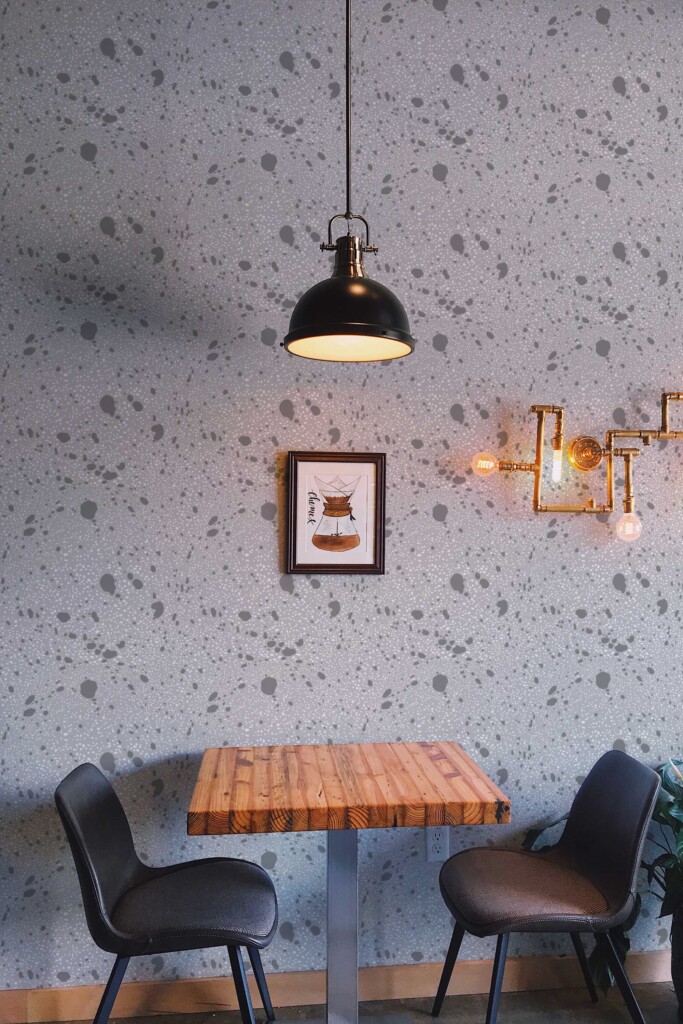 Unpasted Gray Stone Look Wallpaper for Walls by Fancy Walls.