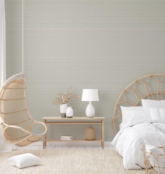 neutral striped non-pasted wallpaper