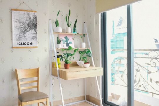 Beige Whispers for living room by Fancy Walls