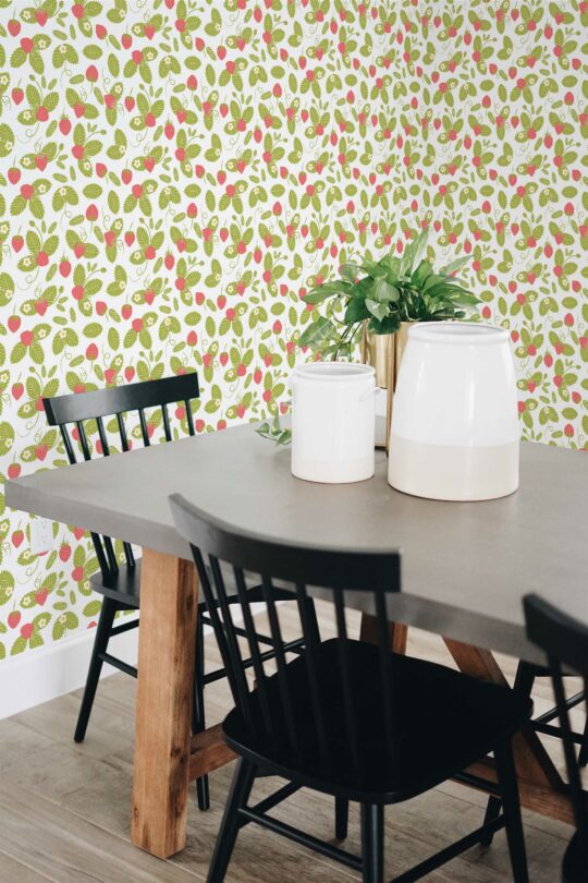 red kitchen peel and stick removable wallpaper