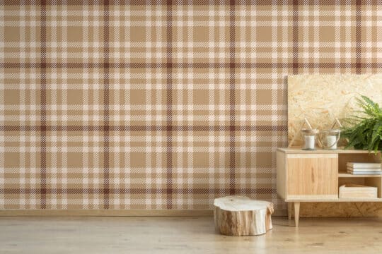 tartan peel and stick wallpaper