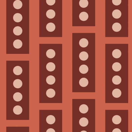 Terracotta Mason's Craft wallpaper for walls by Fancy Walls