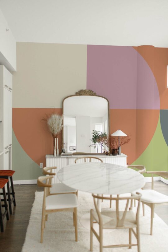 Geometric design by Fancy Walls wall mural peel and stick