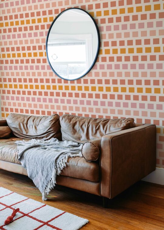 Bold style traditional Terracotta wallpaper by Fancy Walls