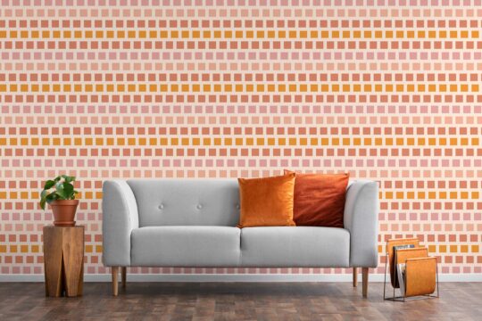 Terracotta Tints unpasted pattern by Fancy Walls
