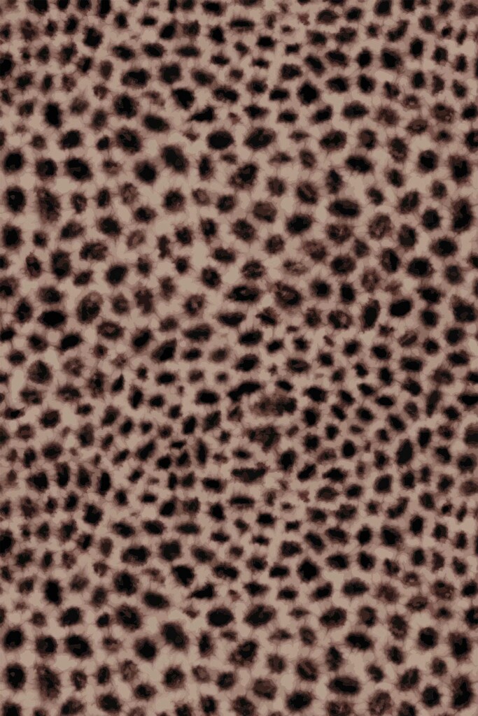 Fancy Walls Tie Die Leopard Brown peel and stick wallpaper