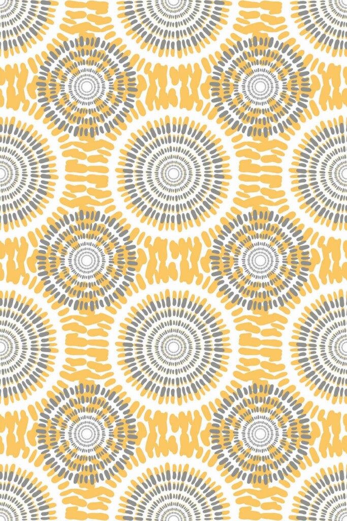 Pattern repeat of Tie-dye removable wallpaper design