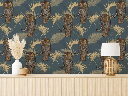 teal stick and peel wallpaper