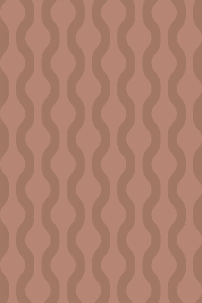 Fancy Walls Brown Geometric unpasted wallpaper