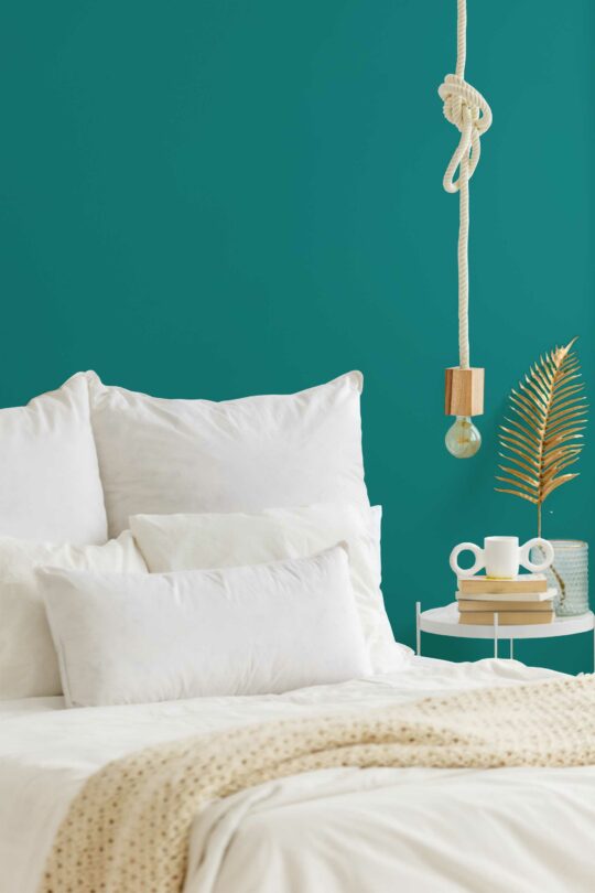 Teal Simplicity - wallpaper for walls from Fancy Walls