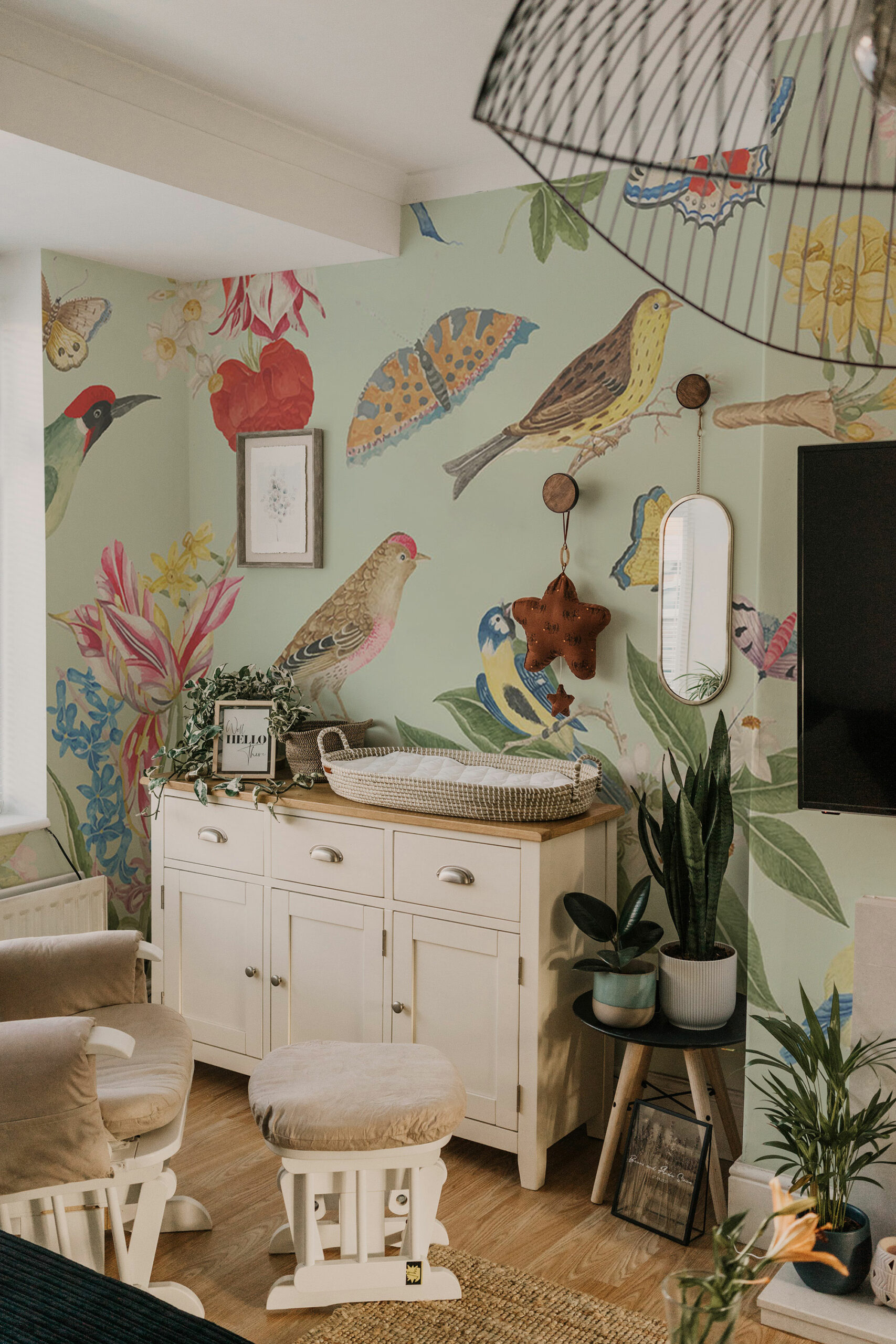 Birdsong Wall Mural peel and stick wall murals by Fancy Walls