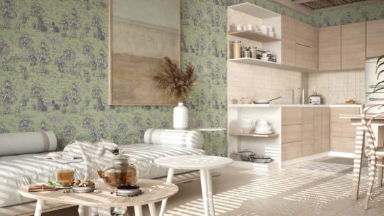 toile peel and stick wallpaper