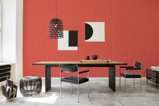 Fancy Walls' Crimson Rhythm unpasted wallpaper