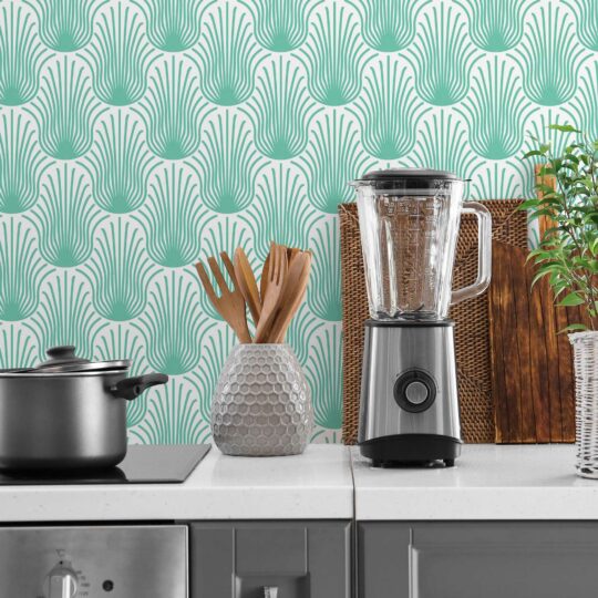 Kitchen Wallpaper Ideas on Pinterest