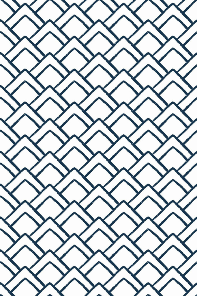 Pattern repeat of Triangle design removable wallpaper design