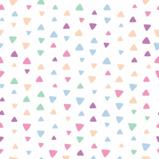Colorful triangles removable wallpaper