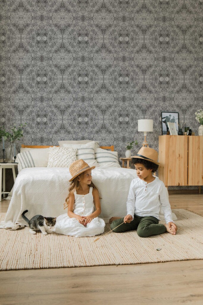 Unpasted Wallpaper with Gray Other Textures by Fancy Walls.