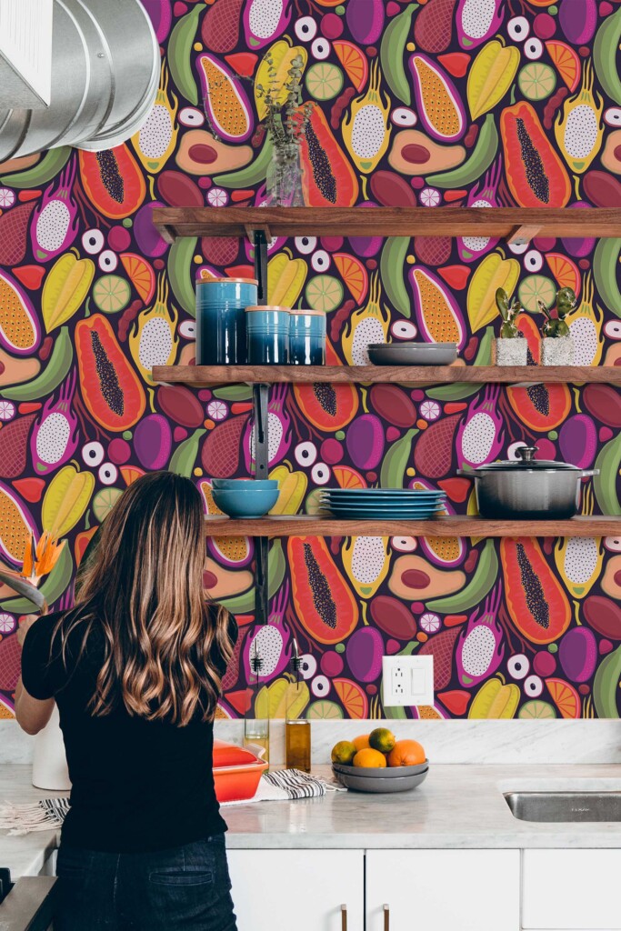 Juicy bold fruit removable wallpaper Fancy Walls