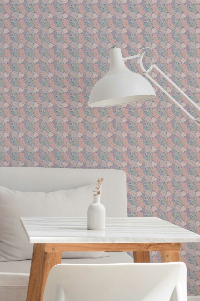 Fancy Walls Pastel Whirl peel and stick wallpaper