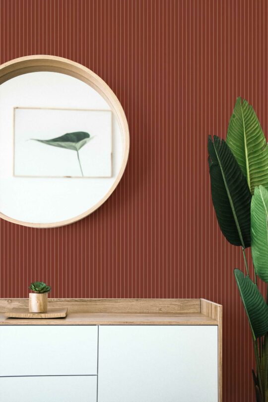 Velvety Terracotta Elegance wallpaper for walls