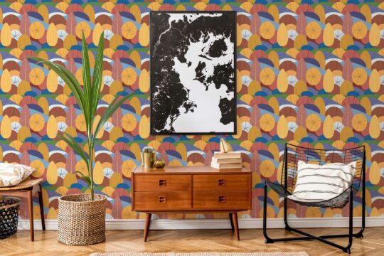 Autumnal Hues unpasted wallpaper design by Fancy Walls