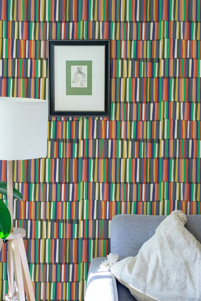 Fancy Walls StripeHue Peel and Stick Wallpaper