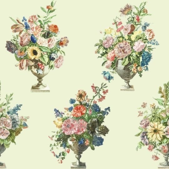 floral bouquet peel and stick wallpaper