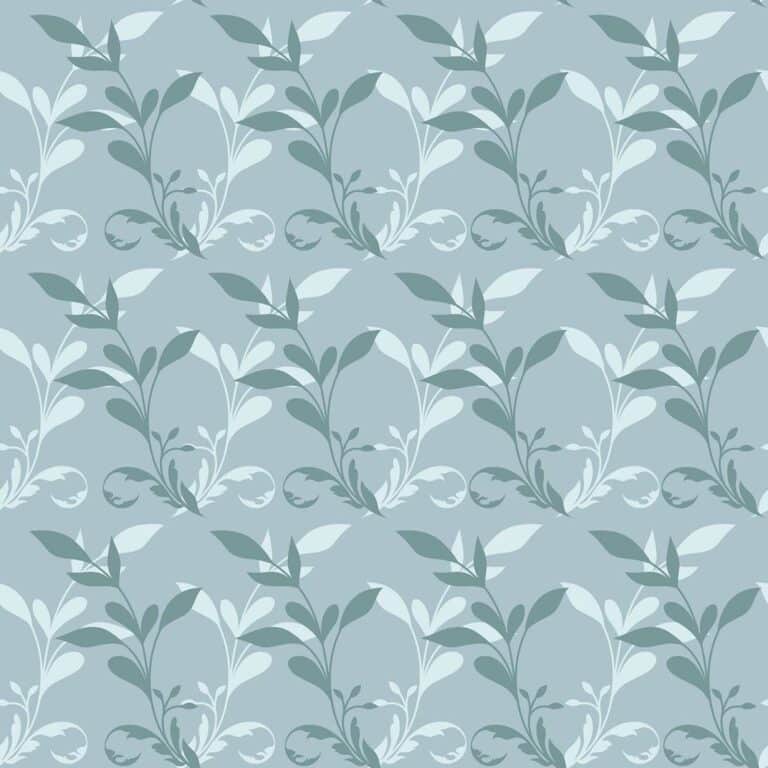 Vintage leaf wallpaper - Peel and Stick or Non-Pasted