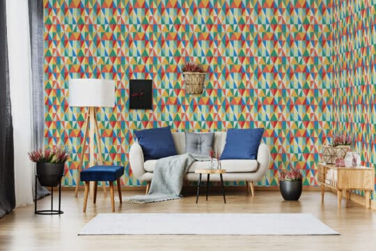 colorful living room peel and stick removable wallpaper