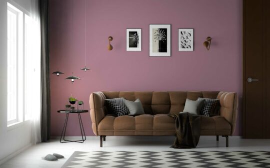 Violet Whisper Hue traditional wallpaper art by Fancy Walls